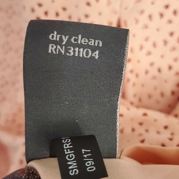 Limited pale peachy pink eyelet soft midi dress plus size 3X - Picture 10 of 10